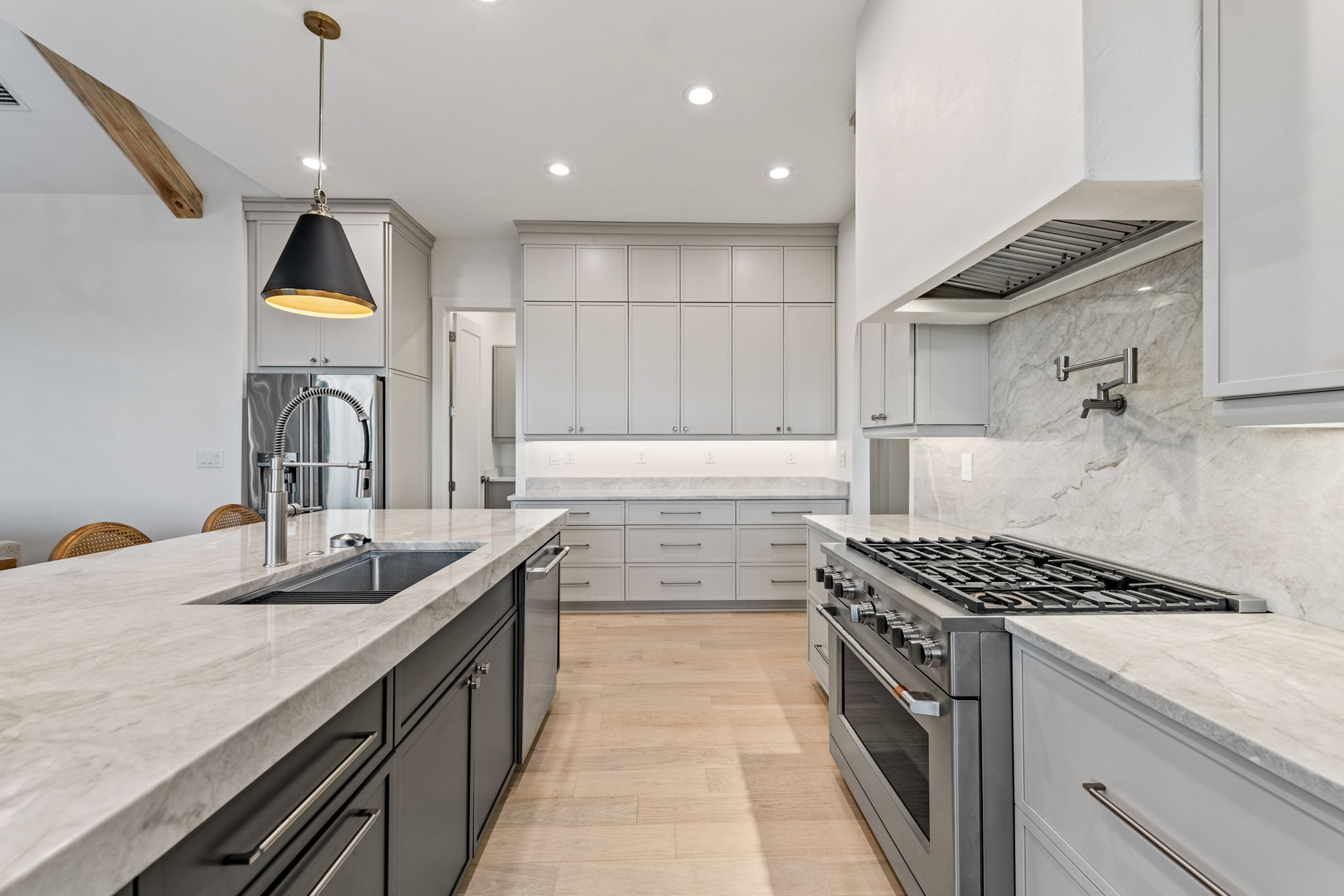 Kitchen with pantry-use